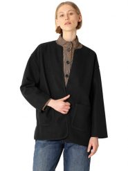 Ilse Jacobsen Kurtka przejściowa w kolorze czarnym rozmiar: 40. Czarne kurtki Ilse Jacobsen, bez wzorów, bez kaptura. Za 173.99 zł.
