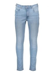 Pepe Jeans Dżinsy - Skinny fit - w kolorze błękitnym rozmiar: W28/L32. Niebieskie jeansy Pepe Jeans, l, z aplikacjami. Za 187.45 zł.