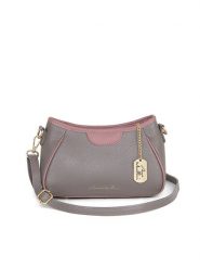 Anna Morellini Skórzana torebka "Manfrina" w kolorze szarym - 15 x 14 x 9 cm rozmiar: onesize. Szare torby na ramię Anna Morellini, bez wzorów, z materiału, na ramię, bez dodatków. Za 217.99 zł.