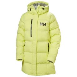 Parka damska z kapturem Helly Hansen Adore. Zielone parki Helly Hansen, z puchu, eleganckie, z kapturem. Za 1,227.25 zł.