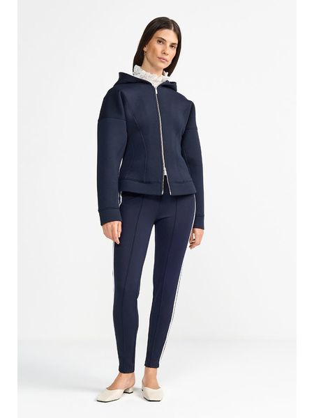 Rich & Royal Spodnie w kolorze granatowym rozmiar: L. Niebieskie spodnie materiałowe Rich & Royal, l, bez wzorów, z materiału. Za 159.95 zł.