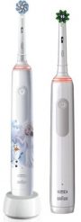 Szczoteczka rotacyjna Oral-B Pro 3 3000 White + Oral-B Junior Frozen 6+ Zestaw. Szczoteczki elektryczne ORAL-B. W wyprzedaży za 249.00 zł.