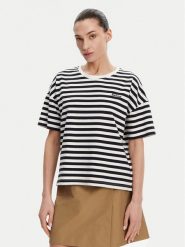 Barbour T-Shirt Adria LML0893NY73 Granatowy Relaxed Fit. Niebieskie t-shirty Barbour, bez wzorów, z bawełny, bez kołnierzyka, bez ramiączek. Za 149.99 zł.