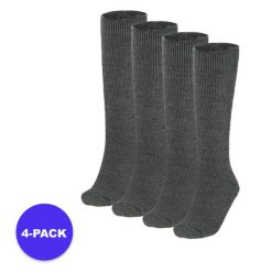 Podkolanówki termiczne damskie 4 pary. Brązowe skarpety HEAT KEEPER, bez wzorów, z elastanu. Za 245.29 zł.