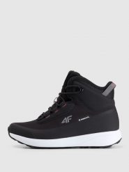 4F Buty zimowe śniegowce DCX z ociepliną Primaloft damskie - czarne 37. Czarne trapery i śniegowce 4f, z gumy, przed kolano. Za 299.99 zł.