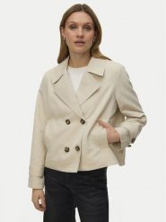 Vero Moda Trencz Chloemia 10308267 Beżowy jasny Regular Fit. Brązowe płaszcze Vero Moda, l, bez wzorów, z syntetyku, bez kaptura. Za 179.99 zł.
