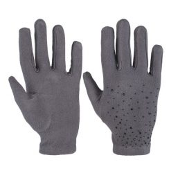 Szare Rękawiczki Glamour Damskie Moraj. Szare rękawiczki Moraj, bez wzorów, z materiału, eleganckie. Za 34.99 zł.