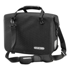 Torba Miejska Ortlieb Office-Bag Ql2.1 L High Visibility Black 21L. Czarne torby na laptopa Ortlieb, bez wzorów, z materiału, na ramię, duże. Za 799.90 zł.