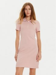 Tommy Hilfiger Sukienka codzienna 1985 WW0WW43228 Różowy Slim Fit. Czerwone sukienki TOMMY HILFIGER, na co dzień, l, bez wzorów, z bawełny, bez kołnierzyka, bez ramiączek, proste. Za 329.99 zł.