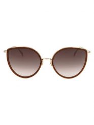 Levi's Damskie okulary przeciwsłoneczne w kolorze złoto-brązowym rozmiar: 56. Brązowe okulary przeciwsłoneczne Levi's®, bez wzorów, z tworzywa sztucznego. Za 149.95 zł.