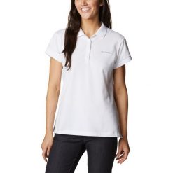 Koszulka Polo Damska Columbia Lakeside Trail Solid Pique. Białe koszulki polo Columbia, xl, bez wzorów, bez kołnierzyka, bez ramiączek. Za 216.99 zł.