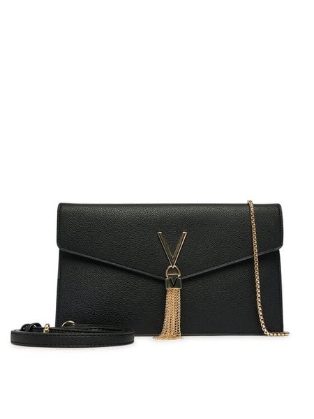 Valentino Torebka Luxe VBS9XJ17 Czarny. Czarne torebki klasyczne Valentino, bez wzorów, ze skóry, bez dodatków. Za 286.99 zł.