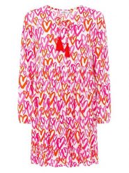 Zwillingsherz Sukienka "Be Mine" w kolorze różowym rozmiar: S/M. Różowe sukienki Zwillingsherz, na co dzień, m, bez wzorów, z wiskozy, bez kołnierzyka, bez ramiączek, midi, proste. Za 165.99 zł.