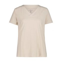 Koszulka damska turystyczna CMP 35F7406. Brązowe koszulki sportowe CMP, bez wzorów, bez ramiączek. Za 140.50 zł.