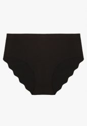 Czarne Majtki Figi z Geometrycznym Wzorem Lilivoria. Czarne figi Born2be, xl, bez wzorów, z jeansu. Za 4.99 zł.