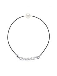 ATELIERS SAINT GERMAIN Bransoletka z perłą rozmiar: onesize. Białe bransoletki ATELIERS SAINT GERMAIN, z perłą, srebrne. Za 173.99 zł.