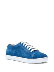Comfortfusse Skórzane sneakersy "Sorel" w kolorze granatowym rozmiar: 38. Niebieskie półbuty sznurowane Comfortfüße, bez wzorów, ze skóry, eleganckie, bez obcasa, bez zapięcia. Za 210.81 zł.