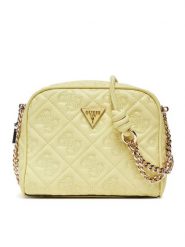 Guess Torebka 176299 Żółty. Żółte listonoszki Guess, z aplikacjami, ze skóry, bez dodatków. Za 549.99 zł.