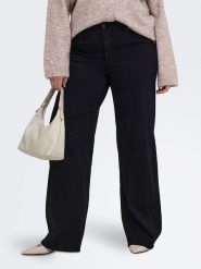 ONLY Carmakoma Dżinsy - Wide leg - w kolorze czarnym rozmiar: 44/L32. Czarne jeansy Only Carmakoma, l, bez wzorów, z materiału. Za 179.95 zł.