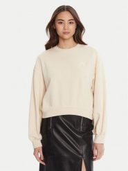 PINKO Bluza Maliardo 105510 A2RB Beżowy Regular Fit. Brązowe bluzy Pinko, s, bez wzorów, z bawełny, bez kaptura. Za 809.99 zł.