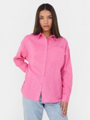 Brave Soul Koszula LSH-659ARIELPINK Różowy Straight Fit. Czerwone koszule Brave Soul, xl, bez wzorów, z bawełny, bez kołnierzyka, bez ramiączek. Za 169.99 zł.