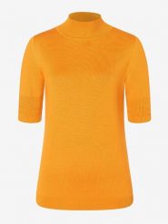 More & More Sweter w kolorze pomarańczowym rozmiar: 38. Pomarańczowe swetry More & More, bez wzorów, bez ramiączek. Za 110.04 zł.