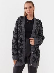 Pinko Kardigan Iguana 101712 A14L Szary Regular Fit. Szare kardigany Pinko, l, bez wzorów, z syntetyku. Za 1,779.00 zł.