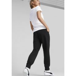 Damskie spodnie dresowe Essentials PUMA Black. Czarne spodnie dresowe Puma, xs, bez wzorów, z dresówki, na fitness i siłownię. Za 184.05 zł.