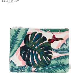 Kosmetyczka Seafolly Palm Beach 71355-BG. Kufry i kosmetyczki Seafolly, bez wzorów, bez dodatków. Za 39.00 zł.