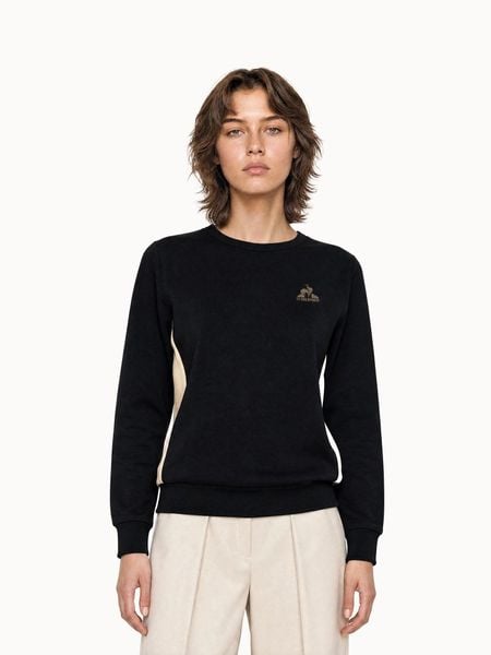 Bluza damska Le Coq Sportif Noel. Brązowe bluzy Le Coq Sportif, xs, bez wzorów, z bawełny, bez kaptura. Za 313.00 zł.