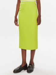 Tamaris Apparel Spódnica ołówkowa Caorle TAW0530 Zielony Slim Fit. Zielone spódnice Tamaris Apparel, bez wzorów, z syntetyku, ołówkowe. Za 209.99 zł.