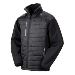 Bezrękawnik Unisex Dla Dorosłych Softshell Compass. Czarne kurtki sportowe RESULT, xl, bez wzorów, z softshellu, bez kaptura, trekkingowe. Za 186.99 zł.