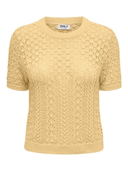 ONLY Sweter w kolorze żółtym rozmiar: XL. Żółte swetry Only, xl, bez wzorów, bez ramiączek. Za 94.95 zł.