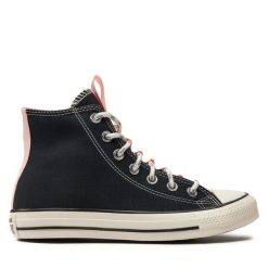 Trampki Converse. Czarne trampki Converse, bez wzorów, bez zapięcia. Za 229.99 zł.