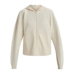 Bluza na zamek dla Kobiety RISE & VIBE SWEET Beżowy. Żółte bluzy Roxy, bez wzorów, z elastanu, z kapturem. Za 299.99 zł.