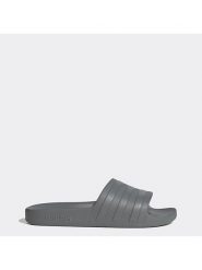 Adidas Klapki "Adilette Aqua" w kolorze szarym rozmiar: 40,5. Szare klapki Adidas, bez wzorów, z otwartym noskiem, bez obcasa. Za 52.17 zł.