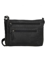 Beagles Torebka "Maspalomas" w kolorze czarnym - 26 x 19 x 6 cm rozmiar: onesize. Czarne torby na ramię Beagles, bez wzorów, z materiału, na ramię, bez dodatków. Za 121.99 zł.