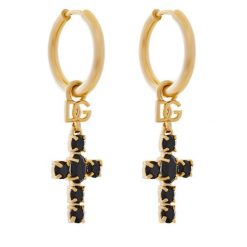 Kolczyki Dolce&Gabbana. Żółte kolczyki Dolce&Gabbana, złote. Za 1,569.00 zł.