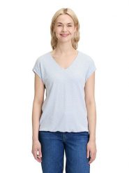 BETTY & CO Koszulka w kolorze błękitnym rozmiar: XXL. Niebieskie bluzki Betty & Co, xxl, bez wzorów, bez kołnierzyka, bez ramiączek. Za 81.95 zł.
