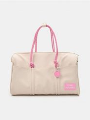 Torba podróżna z zawieszką - beżowy. Brązowe torby podróżne Sinsay, bez wzorów. Za 59.99 zł.