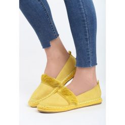 Żółte Espadryle Beautiful Surprise. Żółte espadryle Born2be, bez wzorów, bez obcasa, na płaskiej podeszwie, bez zapięcia. Za 39.99 zł.