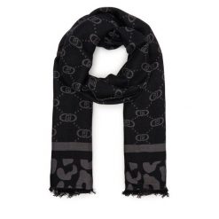 Szalik Liu Jo. Czarne szaliki Liu Jo, bez wzorów. Za 269.99 zł.