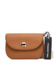 KARL LAGERFELD Torebka A4W30008 Brązowy. Brązowe listonoszki KARL LAGERFELD, bez wzorów, ze skóry, bez dodatków. Za 779.99 zł.