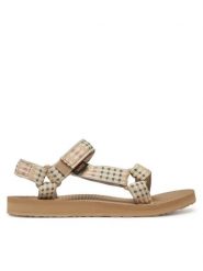 Teva Sandały Original Universal 1003987 Beżowy. Brązowe sandały Teva, bez wzorów, z materiału, bez obcasa, bez zapięcia. Za 239.99 zł.