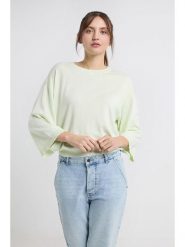 Josephine & Co Sweter "Janou" w kolorze zielonym rozmiar: M. Zielone swetry Josephine & Co, m, bez wzorów, z wełny, bez ramiączek. Za 152.99 zł.