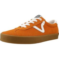 Tenisówki Vans Model Sport Low Kolor Pomarańczowy. Brązowe trampki Vans, bez wzorów, z tkaniny, bez zapięcia. Za 370.99 zł.