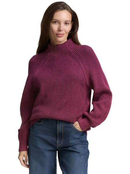 Tom Tailor Sweter w kolorze bordowym rozmiar: XXL. Czerwone swetry Tom Tailor, xxl, bez wzorów, bez ramiączek. Za 111.84 zł.