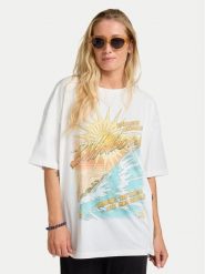 Billabong T-Shirt Where The Sun Collide EBJZT00499 Biały Loose Fit. Białe t-shirty Billabong, s, bez wzorów, z bawełny, bez kołnierzyka, bez ramiączek. Za 159.99 zł.