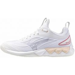 Adidasy Mizuno Wave Luminous 3, Kobiety. Białe obuwie sportowe Mizuno, z syntetyku, bez zapięcia, mizuno wave. W wyprzedaży za 510.65 zł.