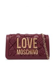 LOVE MOSCHINO Torebka JC5603PP1PL1055A Bordowy. Czerwone torebki klasyczne Love Moschino, bez wzorów, ze skóry, bez dodatków. Za 669.99 zł.